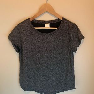 H&M black basic t shirt